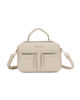 Immagine di ENRICO COVERI - Borsa un manico beige con due scomparti principali e doppia tasca frontale, tracolla removibile