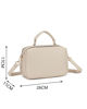 Immagine di ENRICO COVERI - Borsa un manico beige con due scomparti principali e doppia tasca frontale, tracolla removibile