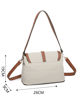Immagine di BORSA CANVAS C/PATTA E 2 TASCHINI