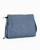 Immagine di DIVAS - Borsa sacca celeste  VERA PELLE con tracolla nastro  - MADE IN ITALY