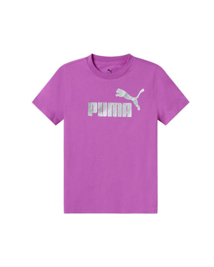 Immagine di PUMA - T-SHIRT TEXURED FOIL LOGO FUXIA  DA BAMBINA 689052-89