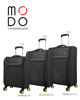 Immagine di MODO BY RONCATO - TROLLEY NERO IN TESSUTO CON LUCCHETTO TSA
