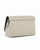 Immagine di DIVAS - Borsa grigia modello postina VERA PELLE, MADE IN ITALY