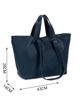 Immagine di ENRICO COVERI - Borsa shopping blu con doppi manici di due misure