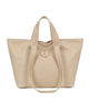 Immagine di ENRICO COVERI - Borsa shopping taupe con doppi manici di due misure