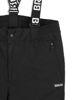 Immagine di BRUGI - Pantalone da sci nero con bretelle regolabili uomo