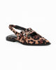 Immagine di MISS GLOBO - Ballerina slingback leopardata a punta con sottopiede in memory foam e doppio cinturino con fibbia