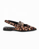 Immagine di MISS GLOBO - Ballerina slingback leopardata a punta con sottopiede in memory foam e doppio cinturino con fibbia