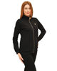 Immagine di KEY UP  - FELPA NERA FULL ZIP DA DONNA