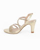 Immagine di DIVAS - Sandalo gioiello platino con strass, tacco 7,5CM