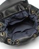 Immagine di CORTINA POLO STYLE - Zaino nero con finta fibbia sulla patta e stampe multicolor