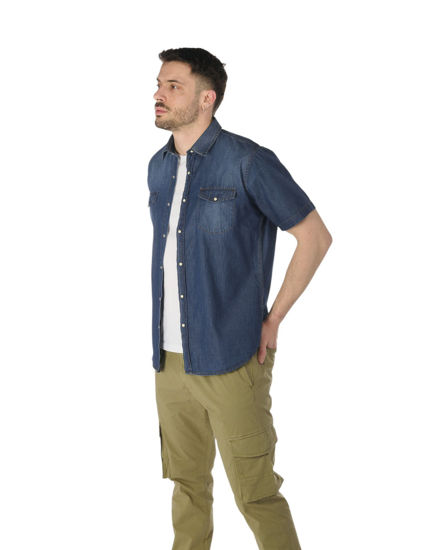 Immagine di CAMICIA MEZZA MANICA JEANS