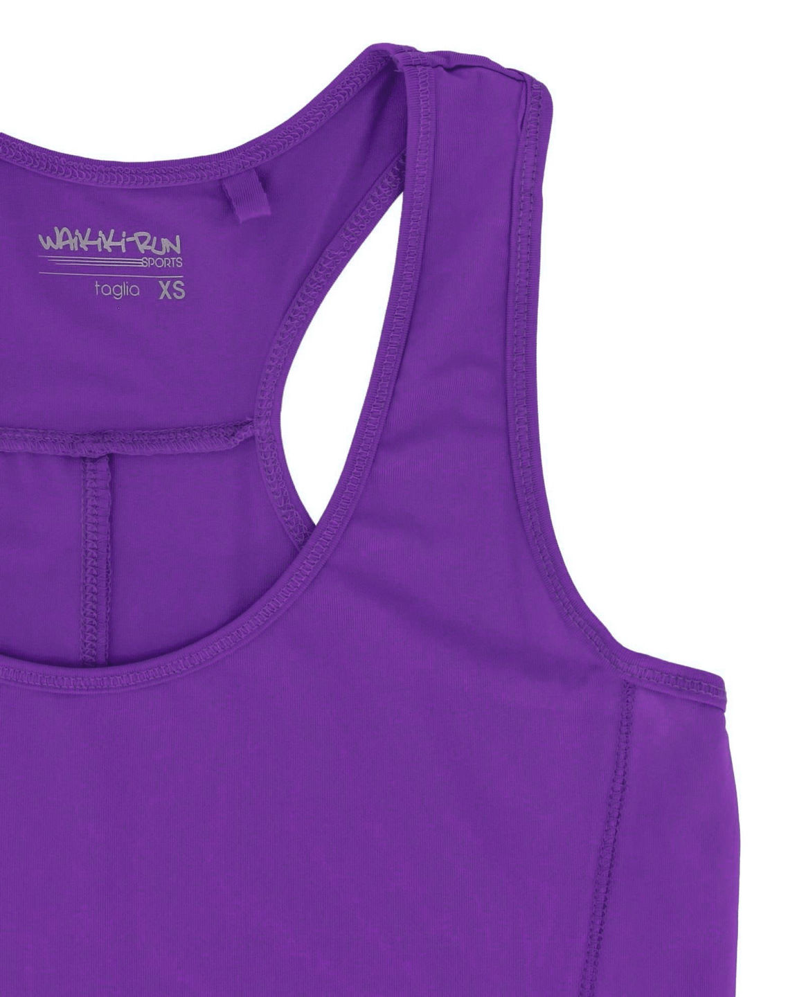 adidas - Training Techfit - Canotta viola color block con 3 strisce