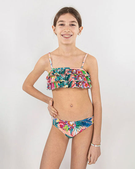 Immagine di BIKINI FASCIA FLOWERS JR GIRL PINK
