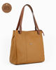 Immagine di DIVAS - Borsa shopping cuoio tre scomparti VERA PELLE - MADE IN ITALY