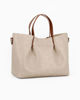 Immagine di TATOO - Borsa beige a mano con tracolla rimovibile - MADE IN ITALY