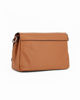 Immagine di DIVAS - Borsa cuoio VERA PELLE con patta e tracolla nastro - MADE IN ITALY