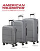 Immagine di AMERICAN TOURISTER - TROLLEY GRIGIO IN ABS 4 RUOTE CON COMBINAZIONE TSA