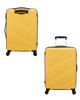 Immagine di AMERICAN TOURISTER - TROLLEY GIALLO IN ABS 4 RUOTE CON COMBINAZIONE TSA