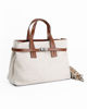 Immagine di DIVAS - Borsa due manici beige in VERA PELLE - MADE IN ITALY