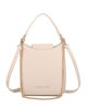 Immagine di ENRICO COVERI - Tracollina verticale beige con un manico, mini patta e catenina