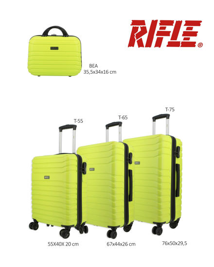 Immagine di RIFLE - TROLLEY LIME IN ABS 4 RUOTE