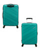 Immagine di AMERICAN TOURISTER - TROLLEY PETROLIO IN ABS 4 RUOTE CON COMBINAZIONE TSA