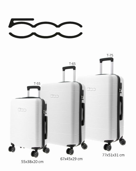 Immagine di TROLLEY ABS 4DOPPIE RUOTE RIGHE ORIZZ.