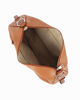 Immagine di DIVAS - Borsa cuoio con tasca frontale e tracolla nastro in VERA PELLE - MADE IN ITALY