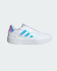 Immagine di ADIDAS - SCARPA COURTBLOCK BOLD BIANCA CON BANDE IRIDESCENTI JI2205