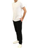 Immagine di KEY UP - PANTALONE FELPA NERO DA UOMO CON POLSINO