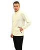 Immagine di KEY UP - FELPA BEIGE DA UOMO FULL ZIP