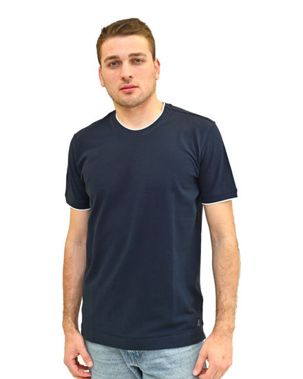Immagine di KEY UP - POLO BLU IN PIQUET DA UOMO
