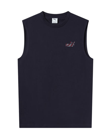 Immagine di CANOTTA TANK SMALL LOGO NAVY
