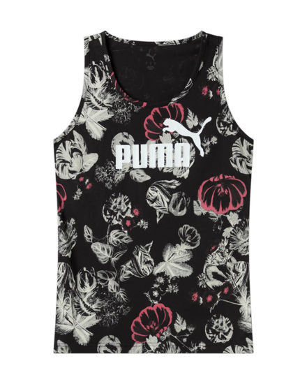 Immagine di CANOTTA ESS+FLORAL AOP TANK BLACK