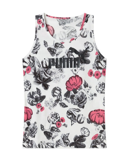 Immagine di CANOTTA ESS+FLORAL AOP TANK WHITE