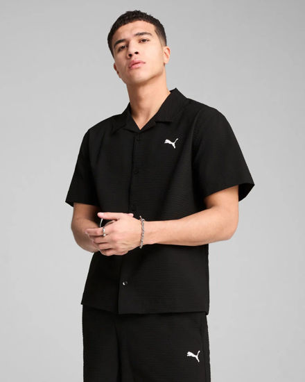 Immagine di CAMICIA MM WARDROBE ESS SEERSUCKER BLACK