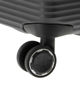 Immagine di FIAT 500 - TROLLEY NERO  IN ABS 4 RUOTE CON COMBINAZIONE TSA