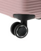 Immagine di FIAT 500 - TROLLEY ROSA IN ABS 4 RUOTE CON COMBINAZIONE TSA