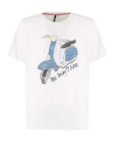 Immagine di TSHIRT MANICA CORTA STAMAPA VESPA