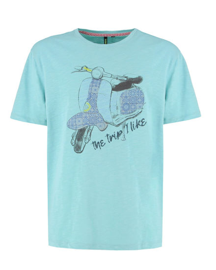 Immagine di TSHIRT MANICA CORTA STAMAPA VESPA
