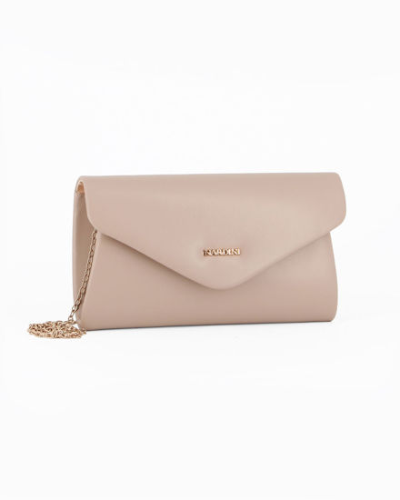 Immagine di POCHETTE PU C/PATTA A PUNTA+LETTERING