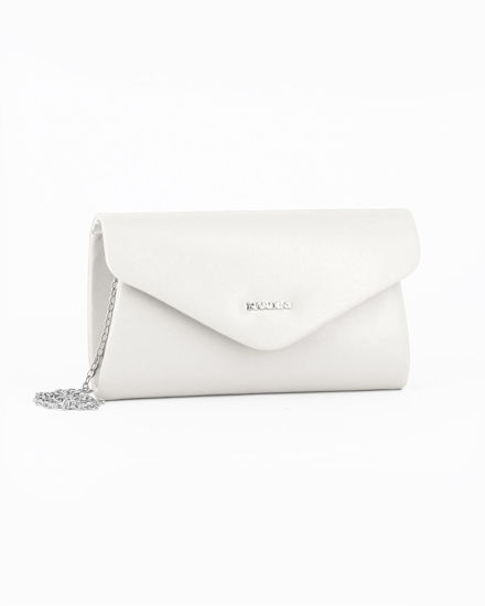 Immagine di POCHETTE PU C/PATTA A PUNTA+LETTERING