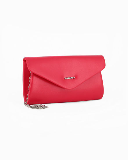 Immagine di POCHETTE PU C/PATTA A PUNTA+LETTERING