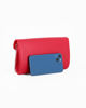 Immagine di POCHETTE PU C/PATTA A PUNTA+LETTERING