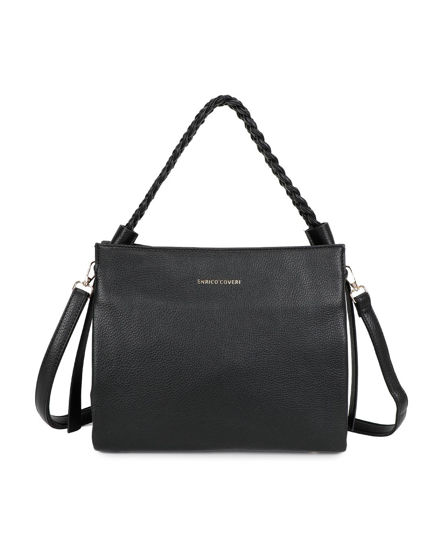 Immagine di BORSA ECOPELLE C/TRACOLLA TRECCIA