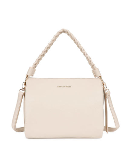 Immagine di BORSA ECOPELLE C/TRACOLLA TRECCIA