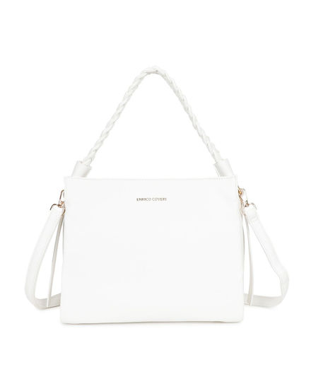 Immagine di BORSA ECOPELLE C/TRACOLLA TRECCIA