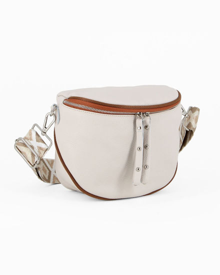 Immagine di NARDINI - MARSUPIO BEIGE DA DONNA IN VERA PELLE