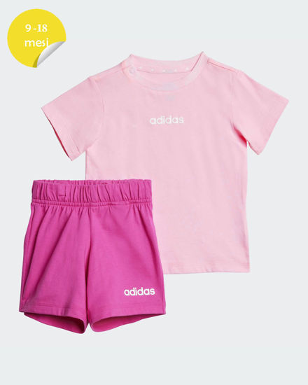 Immagine di SET SHORT+T-SH.MM LIN T-SET 160 FUX-PIK